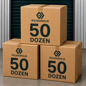 Plus opslagpakket tot 50 verhuisdozen
